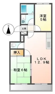 アネックス西明石【1階】の間取り