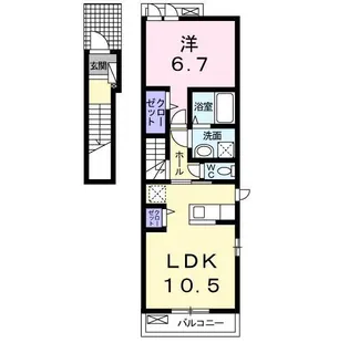 フリーデ【2階】の間取り
