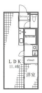 SQUARE南千住【3階】の間取り