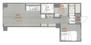 経堂ダイカンプラザII【2階】の間取り