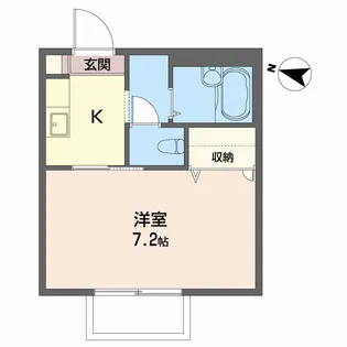 ルネ・セフィラ【2階】の間取り