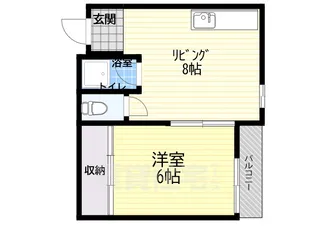 ストロング第1新大阪【2階】の間取り
