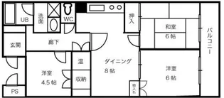 JKハイム【7階】の間取り