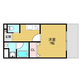 光川テラス【2階】の間取り