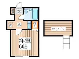 高橋ハイツ【2階】の間取り