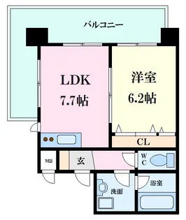 ハアラン高柳【10階】の間取り