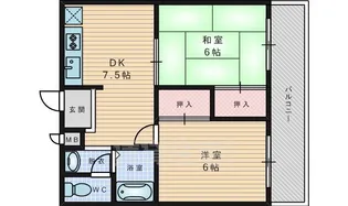 イーストレジデンス【2階】の間取り