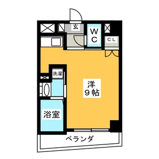 ハックベリー【6階】の間取り