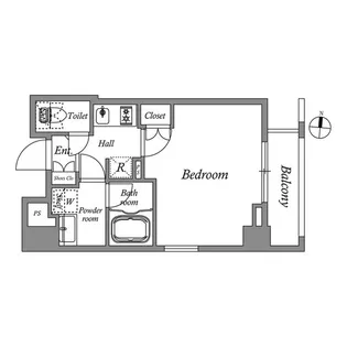 クオリタス東十条【6階】の間取り
