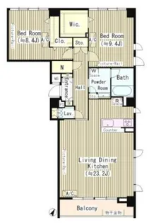 彩桜春庵 IROHA AN【2階】の間取り