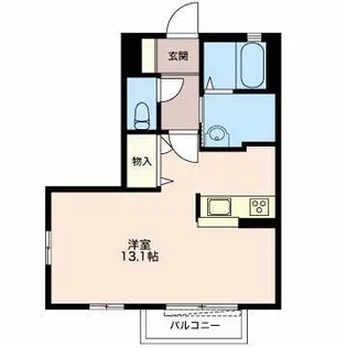 アールM.K(A棟)【1階】の間取り