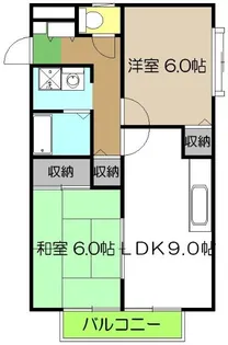 カーサ150 B棟【2階】の間取り