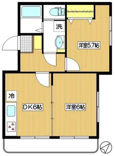 モンシャトー【4階】の間取り