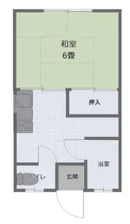 コーポビレッジ【1階】の間取り