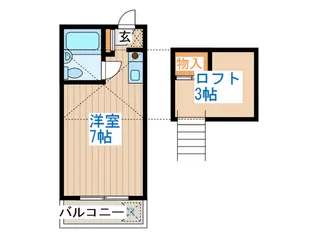 ハイムサツキ【1階】の間取り