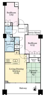 クレッセント新川崎エグゼ【2階】の間取り