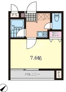 エスポワール砂土原【1階】の間取り
