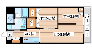 SENDAI忠恕館【2階】の間取り