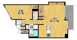 並木ガーデンヒルズ【7階】の間取り