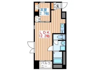 J-010上杉【3階】の間取り