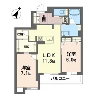 ジェンティーレ【3階】の間取り