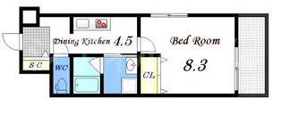 マロンコート【6階】の間取り