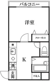 ロッシュ笹塚【1階】の間取り