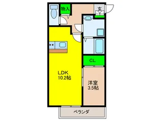 Prevoyance堤【1階】の間取り