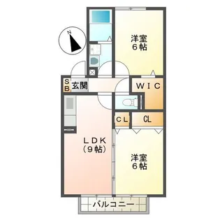 ラ ミューズ【2階】の間取り