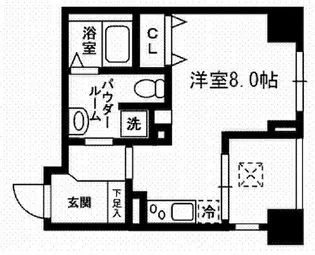 レジディア東日本橋【3階】の間取り