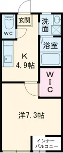 スフィーダI【1階】の間取り