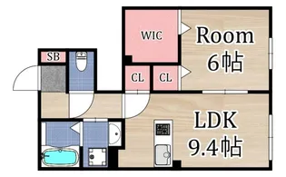 コロラートすみたに【1階】の間取り