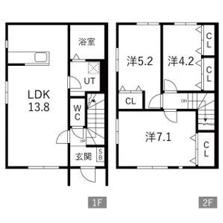 GRAND GARDENII(A棟)の間取り