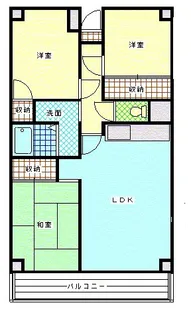 パールシティ本郷台【4階】の間取り