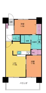 EsanTerrace石川【9階】の間取り