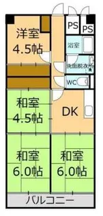 寿ゞやマンション第2甚目寺【4階】の間取り
