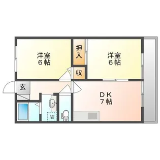 フォブールはまなすIII【2階】の間取り