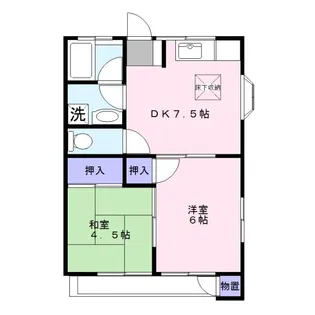 ガーデンシティ小手指【1階】の間取り