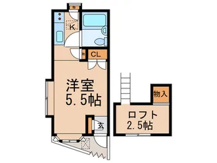 第1氷川台ハイム【2階】の間取り