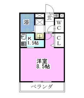 リブリ宮本【1階】の間取り
