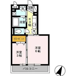 アルテール【3階】の間取り