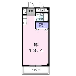 ナティフきぬうらNo.2【3階】の間取り