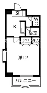 舘坂マンション【6階】の間取り