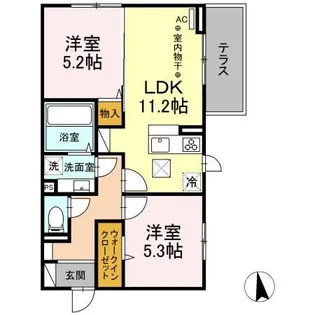 ステーションK【3階】の間取り
