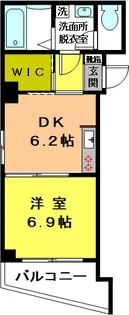 Wave 21st Century千早【5階】の間取り