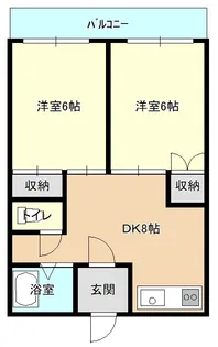 グリーンコーポ【1階】の間取り