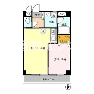 プラスパー築町【6階】の間取り