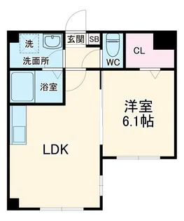 Arietta美浜【3階】の間取り