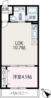 TKwillみずほ台【3階】の間取り