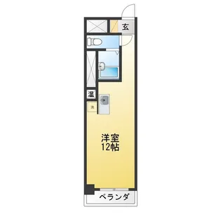 ロータリーマンション栄【3階】の間取り